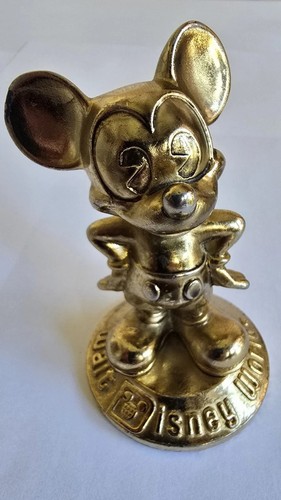 Vintage goldfarbene statue - vintage,