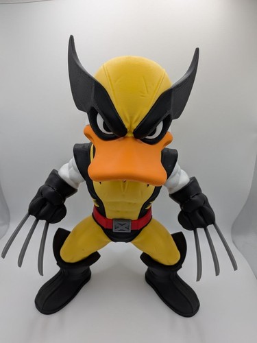 Donald duck wolverine mashup - donald,