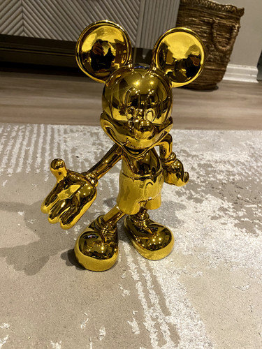 Disney mickey mouse gold chrom - disney,