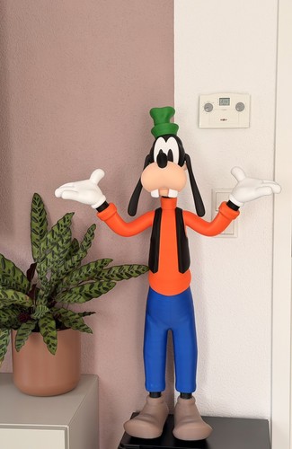 Goofy figur aus - aus, mickey